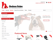 Tablet Screenshot of hudsonpetsupplies.com